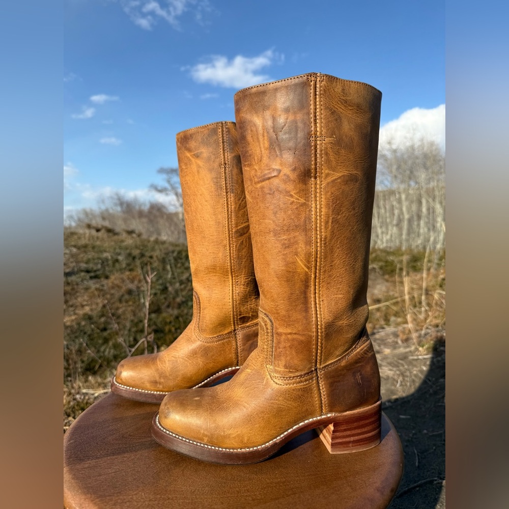 SOLD!! Vintage Frye Campus 14L Saddle Brown Women’s Sz 6
